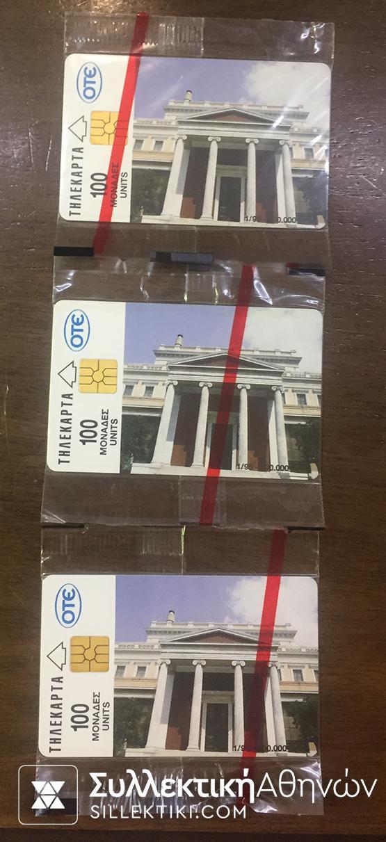 3 Phonecards 1/1995